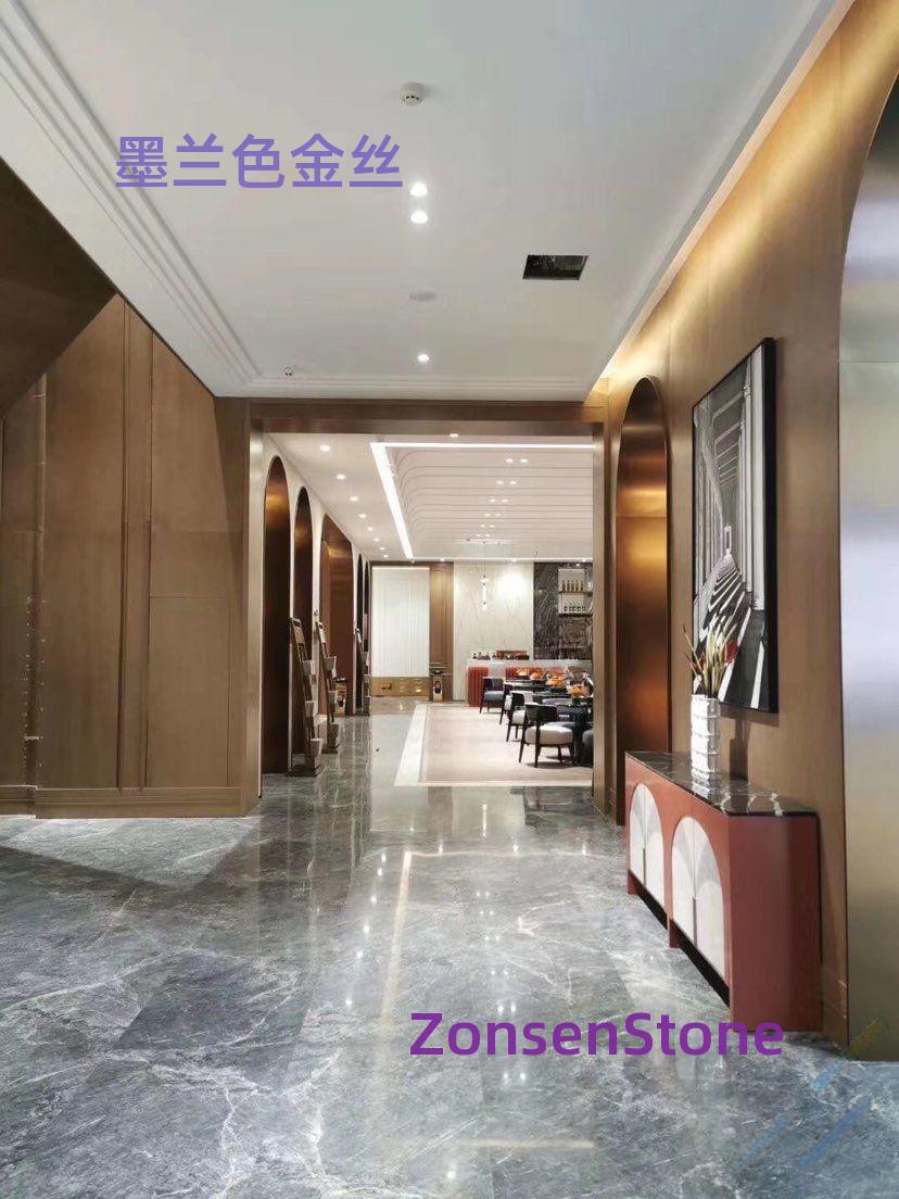 墨兰色金丝