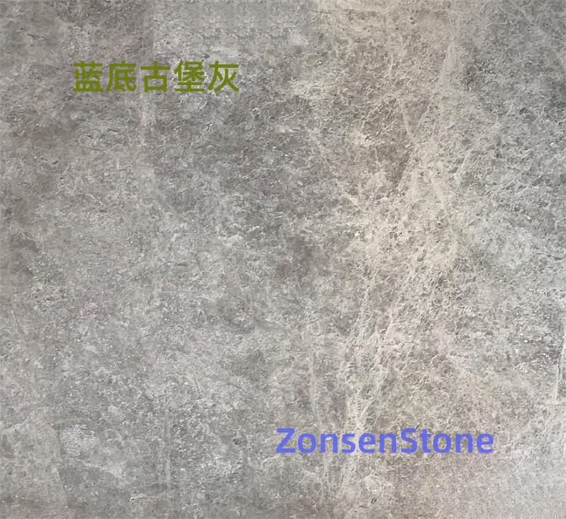 蓝底古堡灰