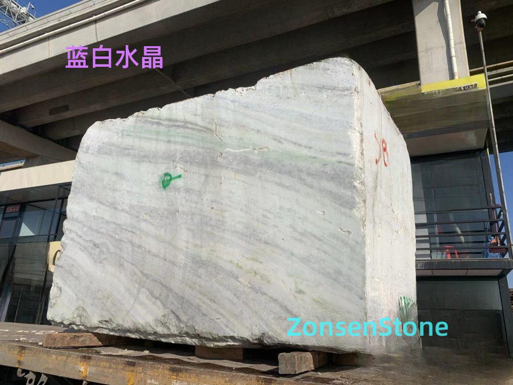 蓝白水晶