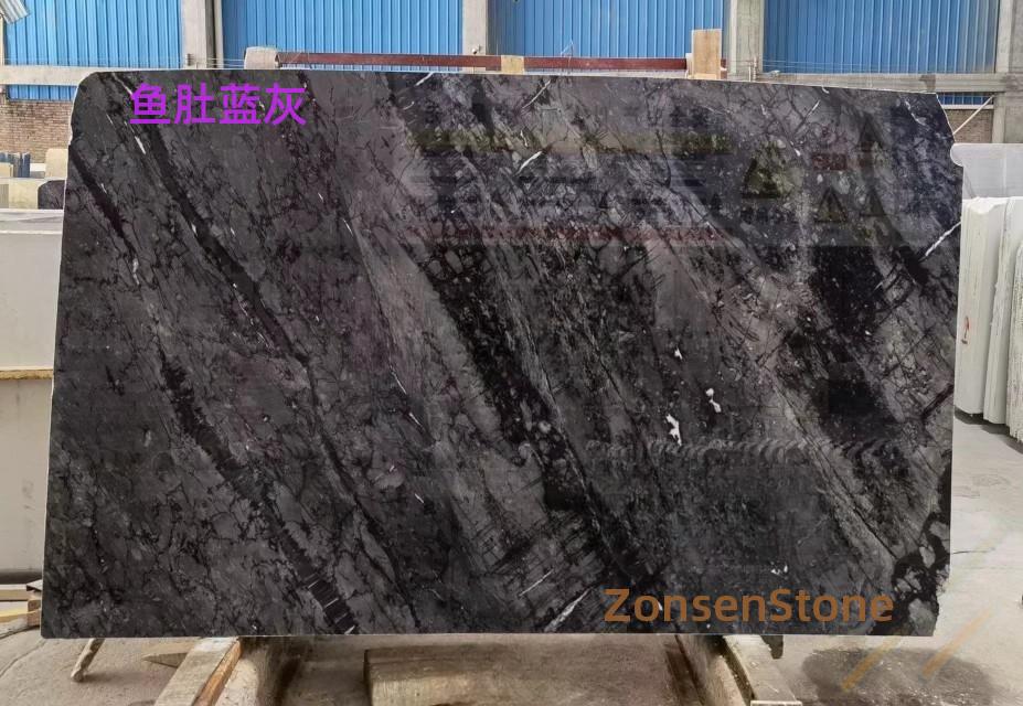 鱼肚蓝灰