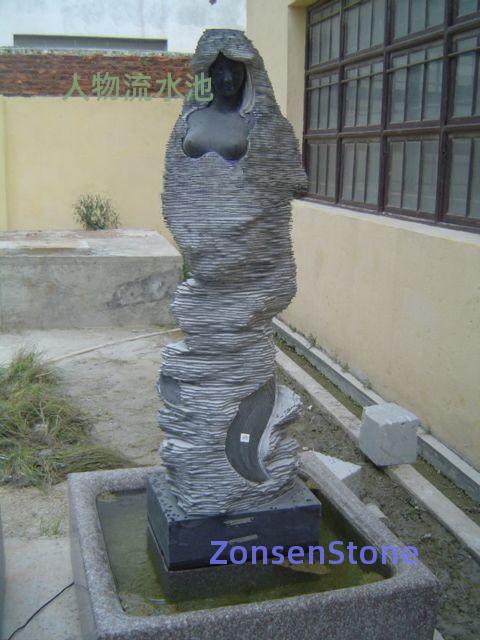 人物流水池