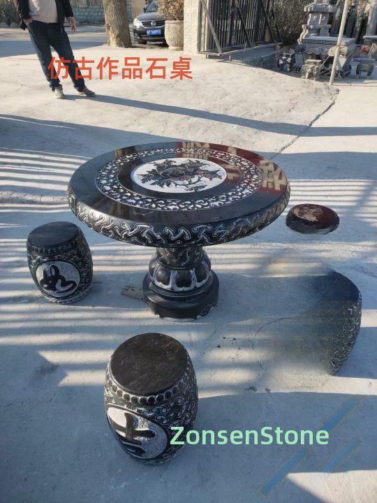 仿古作品石桌