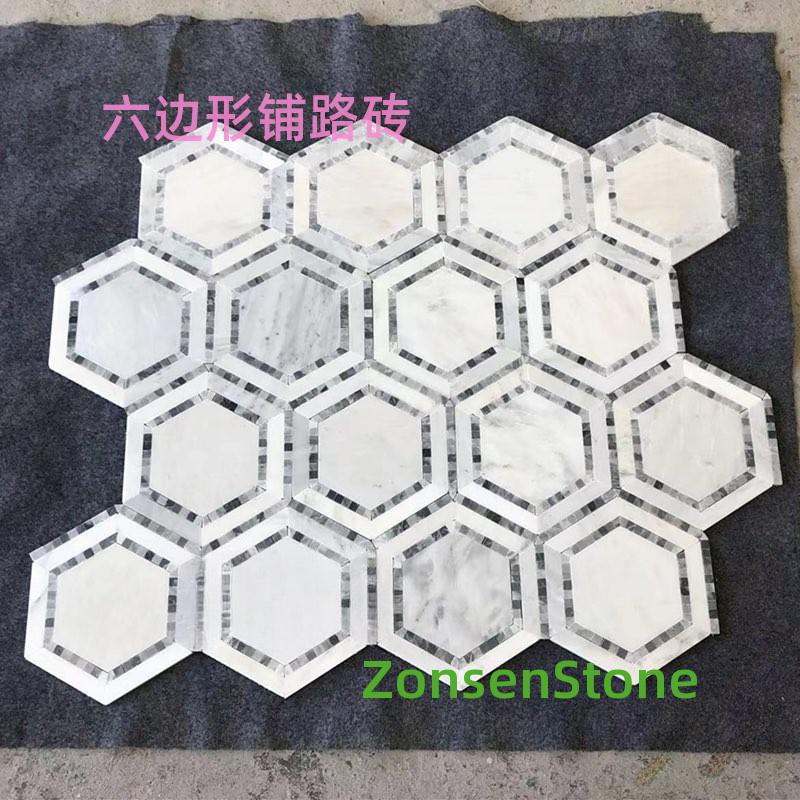 六边形铺路砖