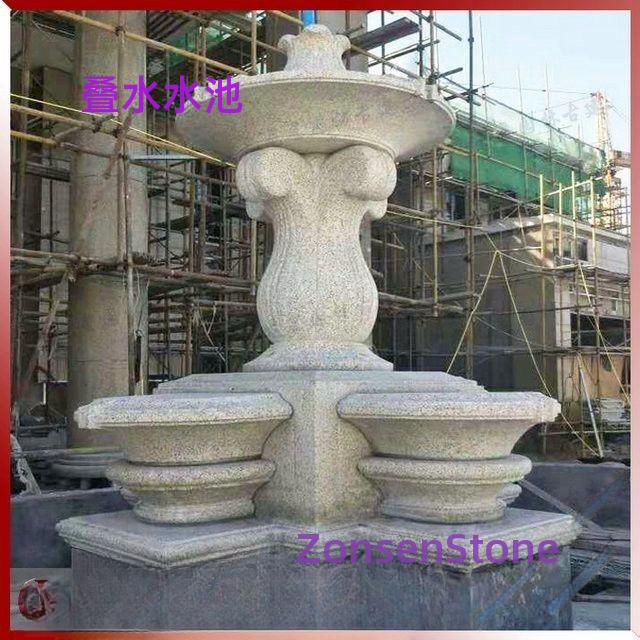 叠水水池