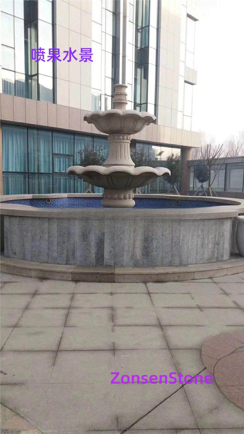 喷泉水景