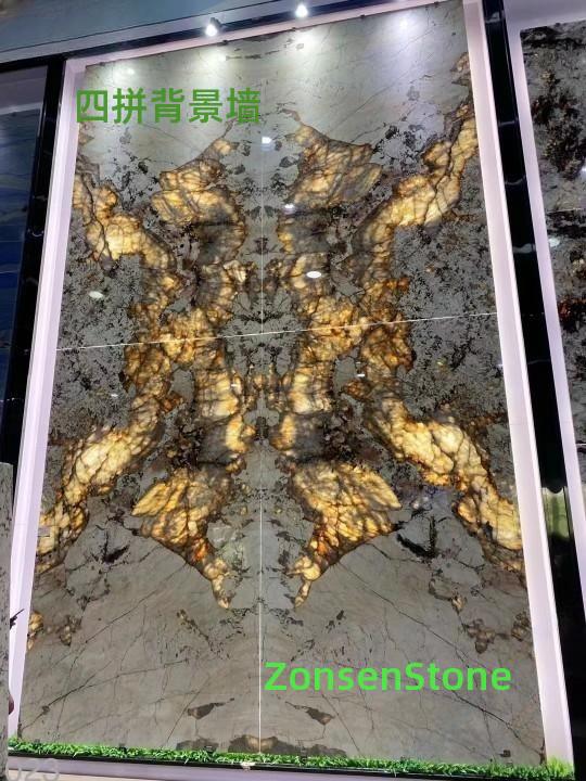 四拼背景墙