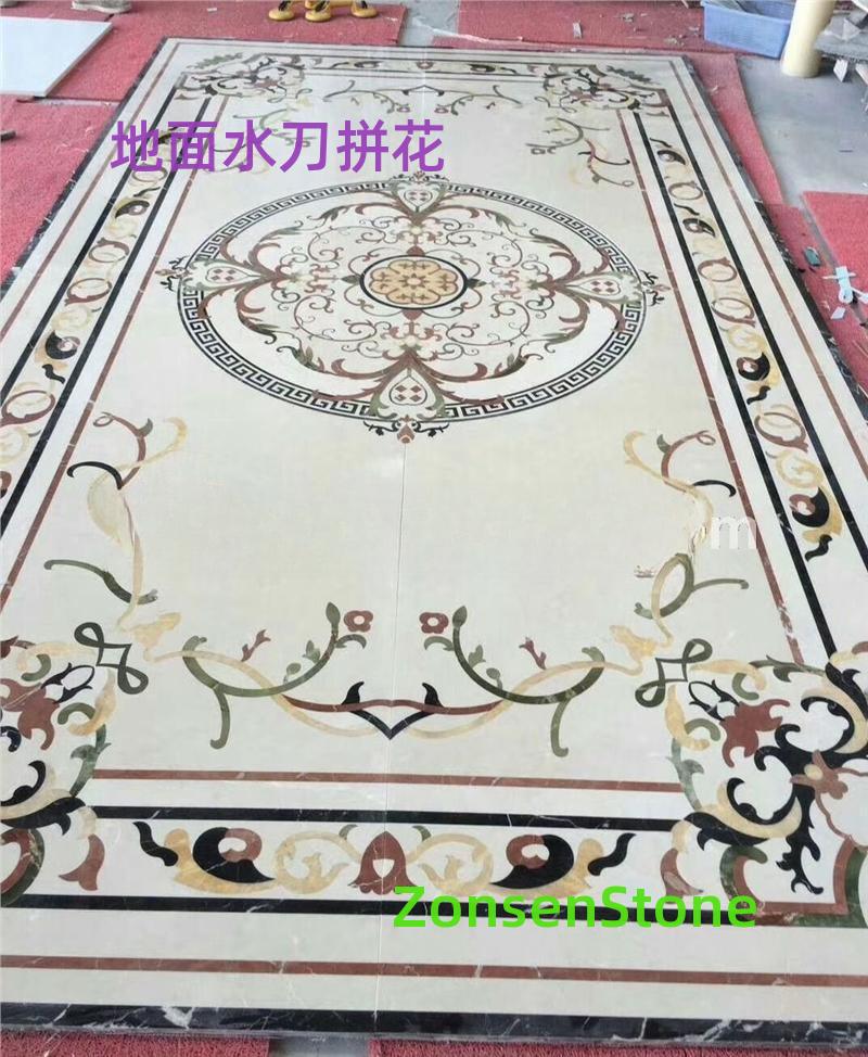 地面水刀拼花