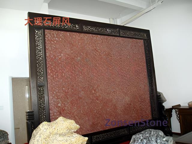 大理石屏风