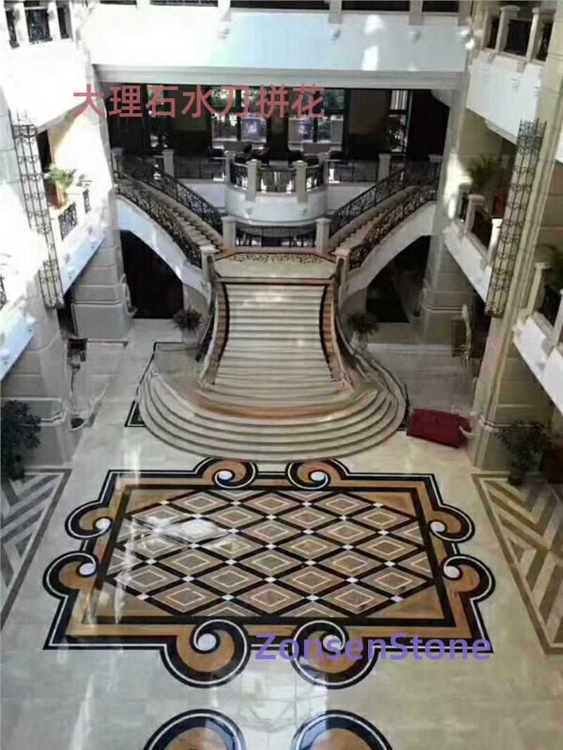 大理石水刀拼花