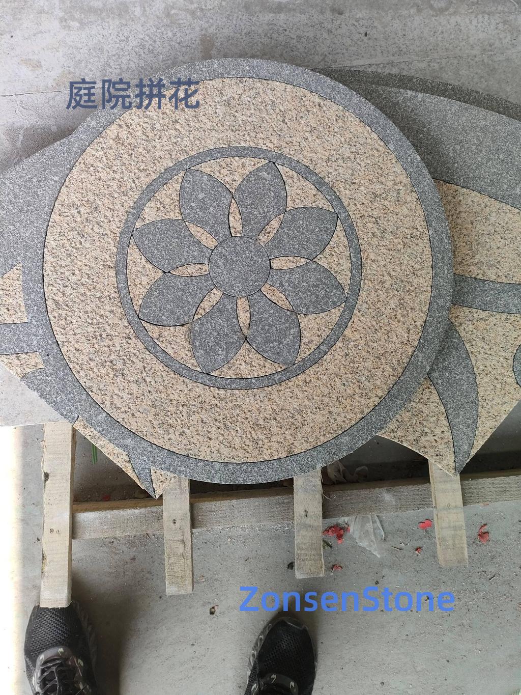 庭院拼花