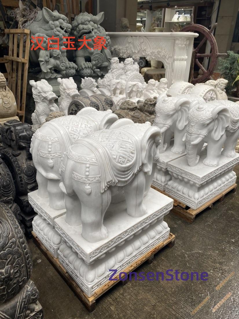 汉白玉大象