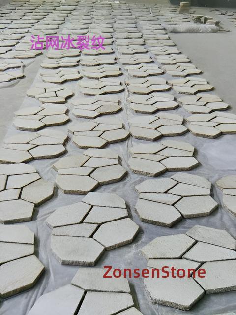 沾网冰裂纹