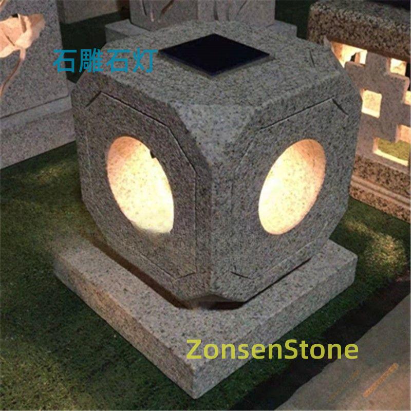 石雕石灯