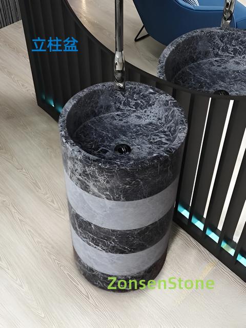 立柱盆