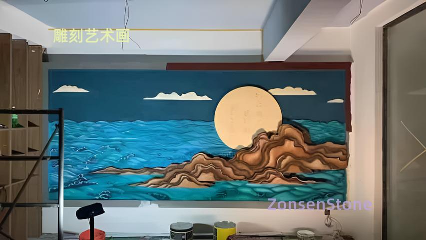 雕刻艺术画
