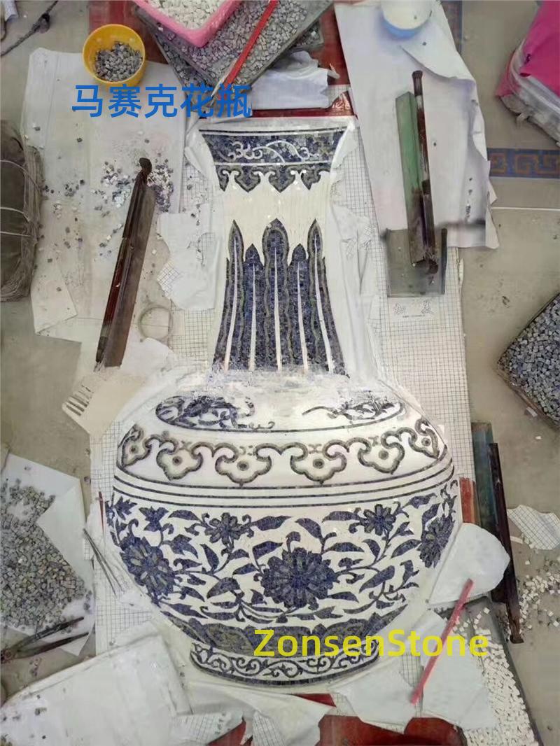 马赛克花瓶