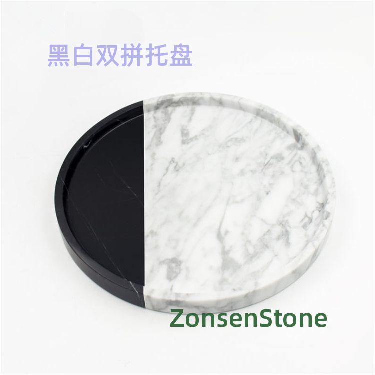 黑白双拼托盘
