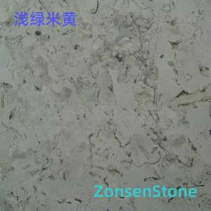 浅绿米黄