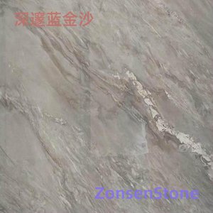 深邃蓝金沙