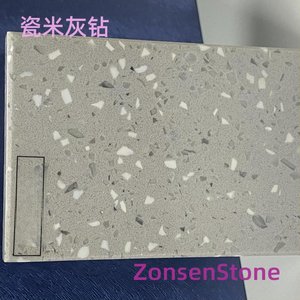 瓷米灰钻