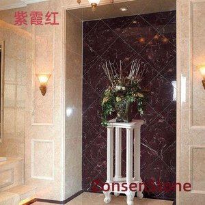紫霞红
