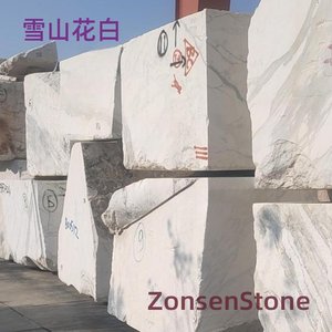雪山花白