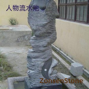 人物流水池