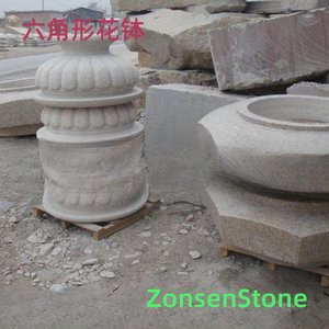 六角形花钵