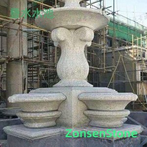 叠水水池
