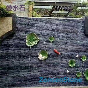 叠水石