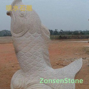 喷水石雕