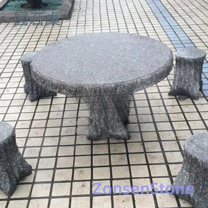 圆石桌