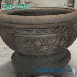 复古花钵