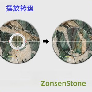 摆放转盘
