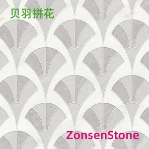 贝羽拼花